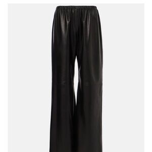 BRAND NEW NOUR HAMMER OLAN LEATHER PANTS SIZE 42 BLACK